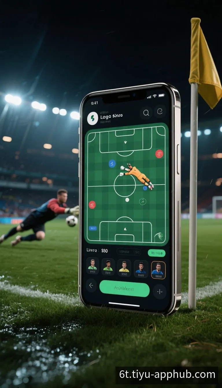 6T App 赛事大厅与实时比分交互界面